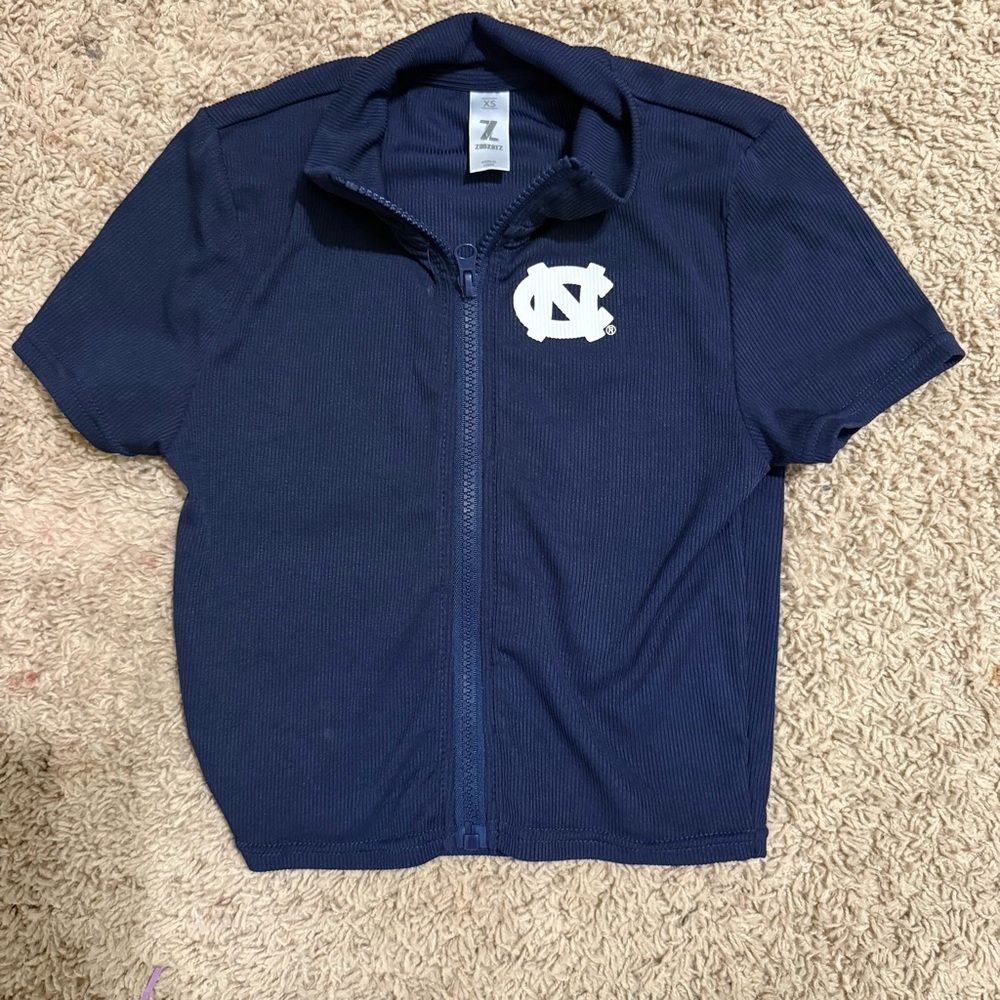 UNC Dark Blue Zip-Up Jacket